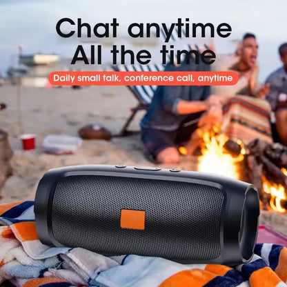 Portable Subwoofer Bluetooth Speakers Outdoor Stereo Surround Waterproof Loudspeaker Wireless Sound Box Support FM Radio TF Card