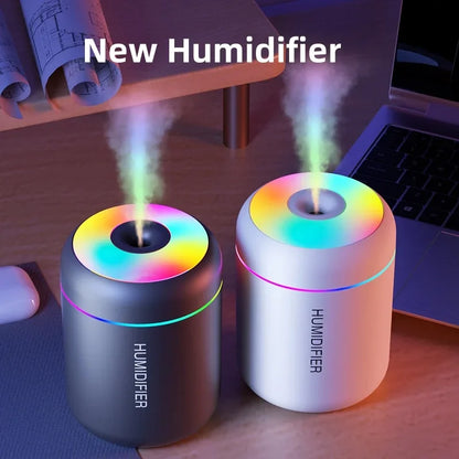 Mini Air Humidifier 180ML USB Electric Aroma Diffuser Essential Oil Purifier Aromatherapy Mist Maker Lights For Car Home Bedroom