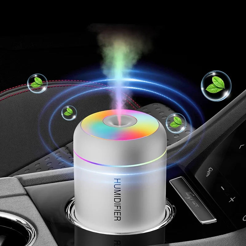 Mini Air Humidifier 180ML USB Electric Aroma Diffuser Essential Oil Purifier Aromatherapy Mist Maker Lights For Car Home Bedroom