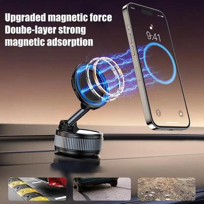 Magnatic Phone Stand Foldable Smartphone Holder Universal Car Wireless Charger Stand Adjustable Magnatic Adsorption Phone Holder