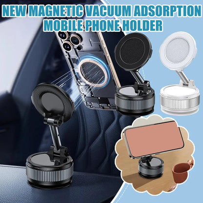 Magnatic Phone Stand Foldable Smartphone Holder Universal Car Wireless Charger Stand Adjustable Magnatic Adsorption Phone Holder