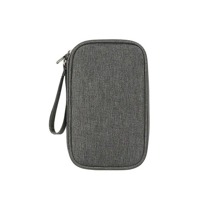 Portable Travel Data Cable Storage Bag for Electronics